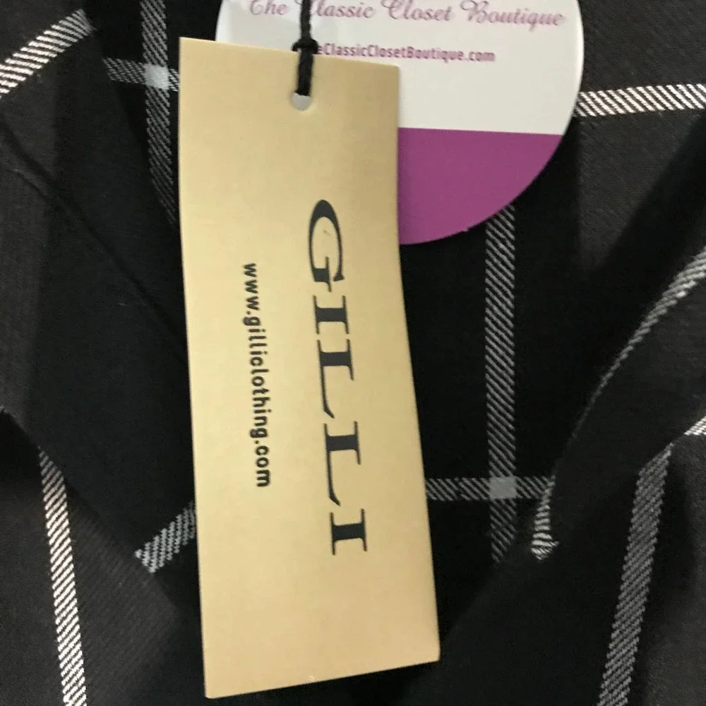 🌼 NWT Gilli Windowpane Shirt - Picture 3 of 8